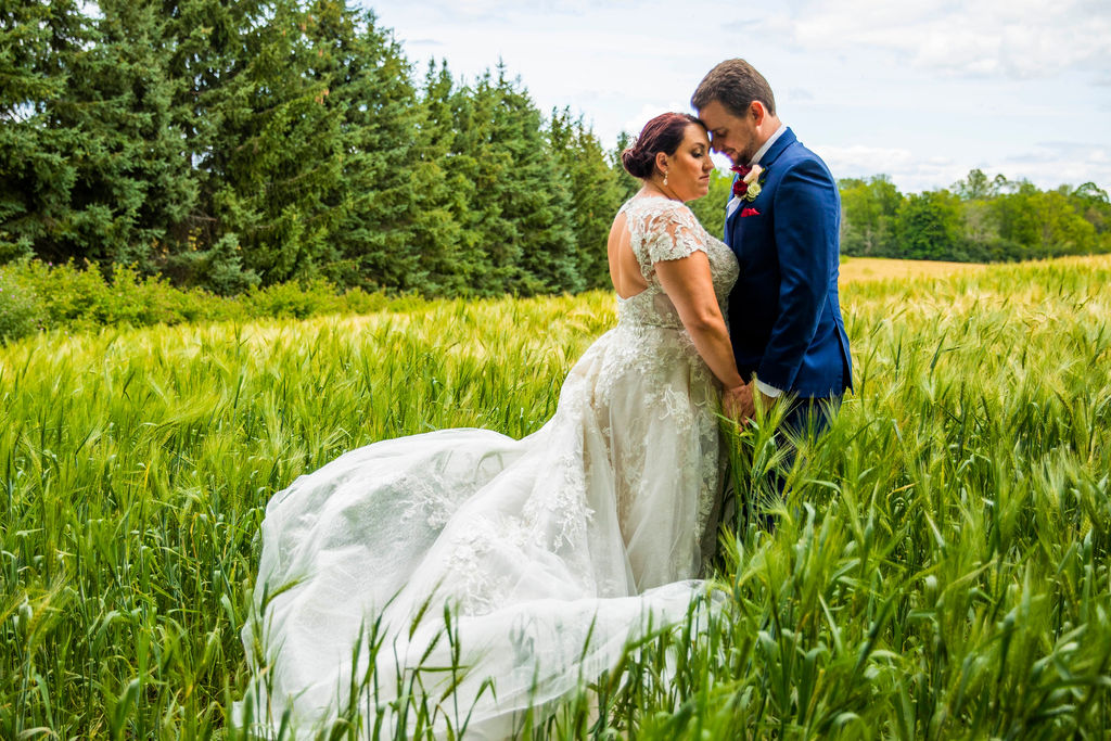 Kelsey and Dan, among the willows