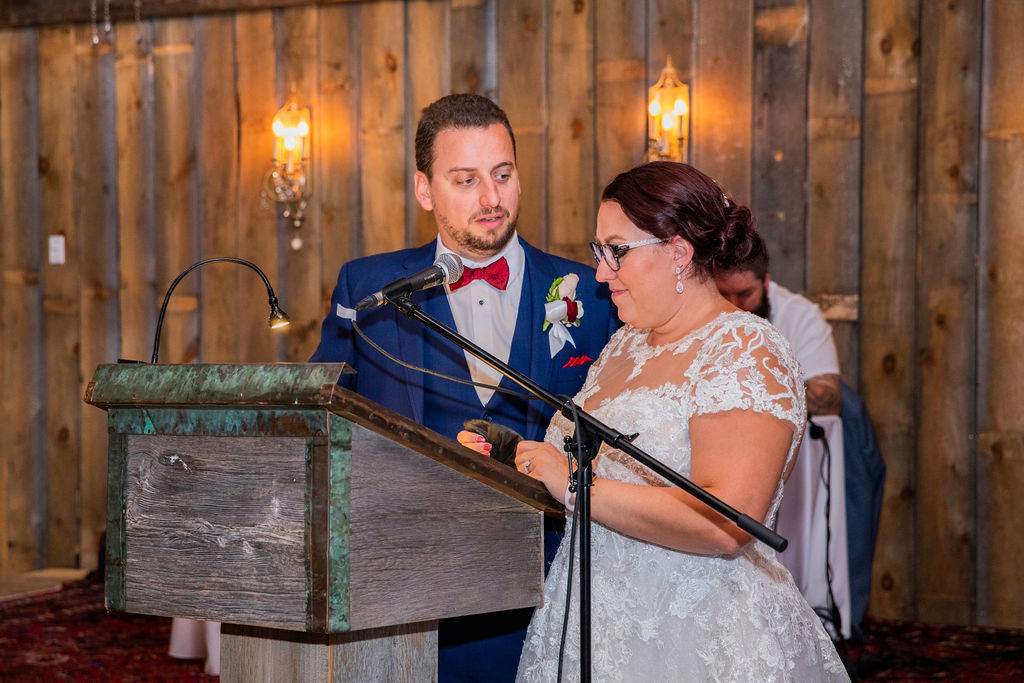Speeches at the reception