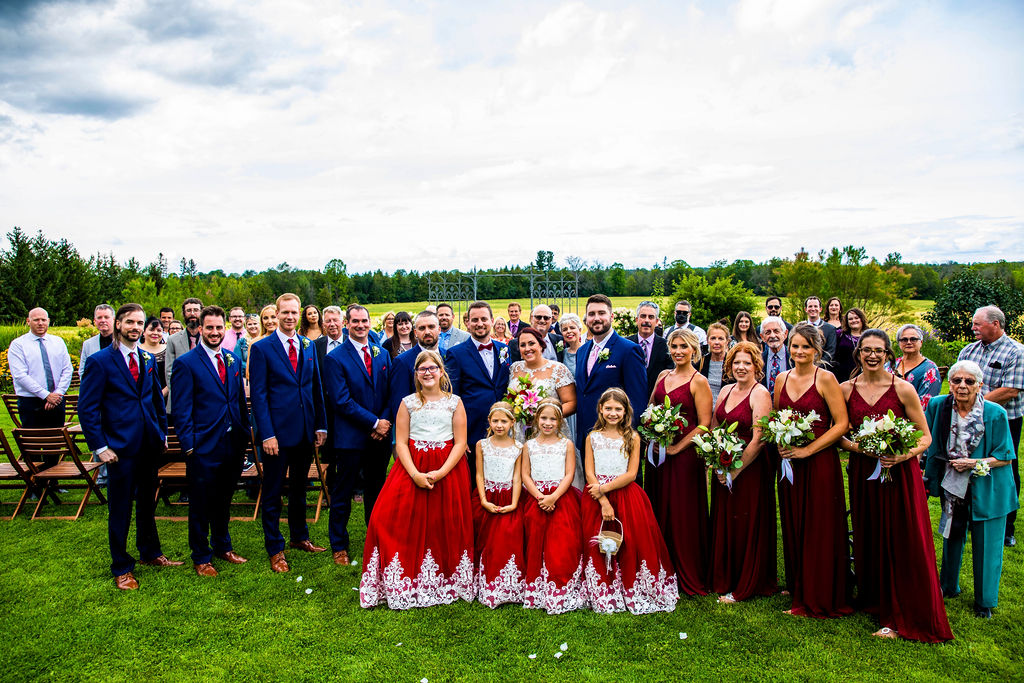 Kelsey, Dan and their wedding party