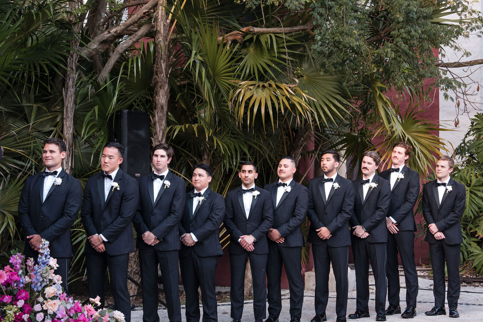 Wedding at Xcaret Park photographed by Arch Wedding Studio