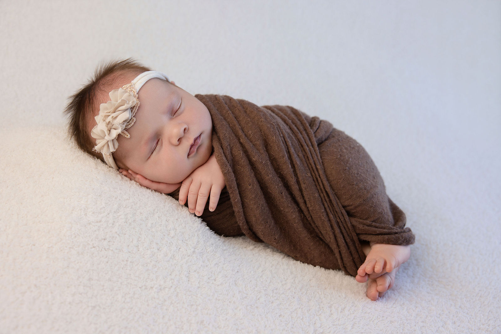 Lifestyle newborn photos in downtown Salt Lake City home