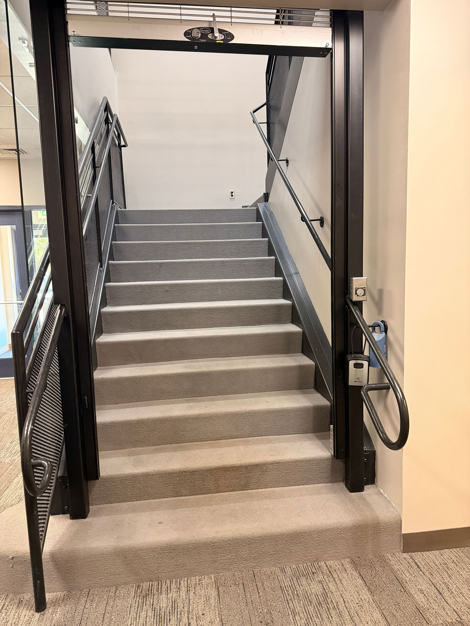 Stairs to second floor