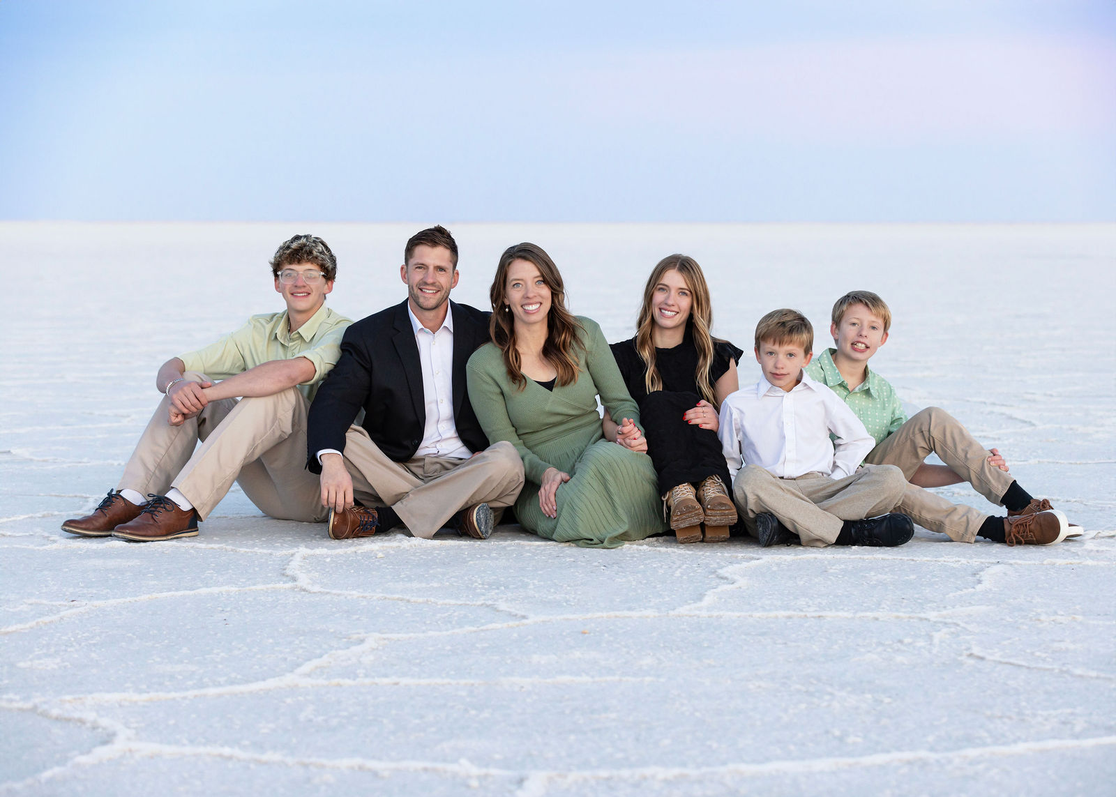 Bonneville Salt Flats golden hour photo session