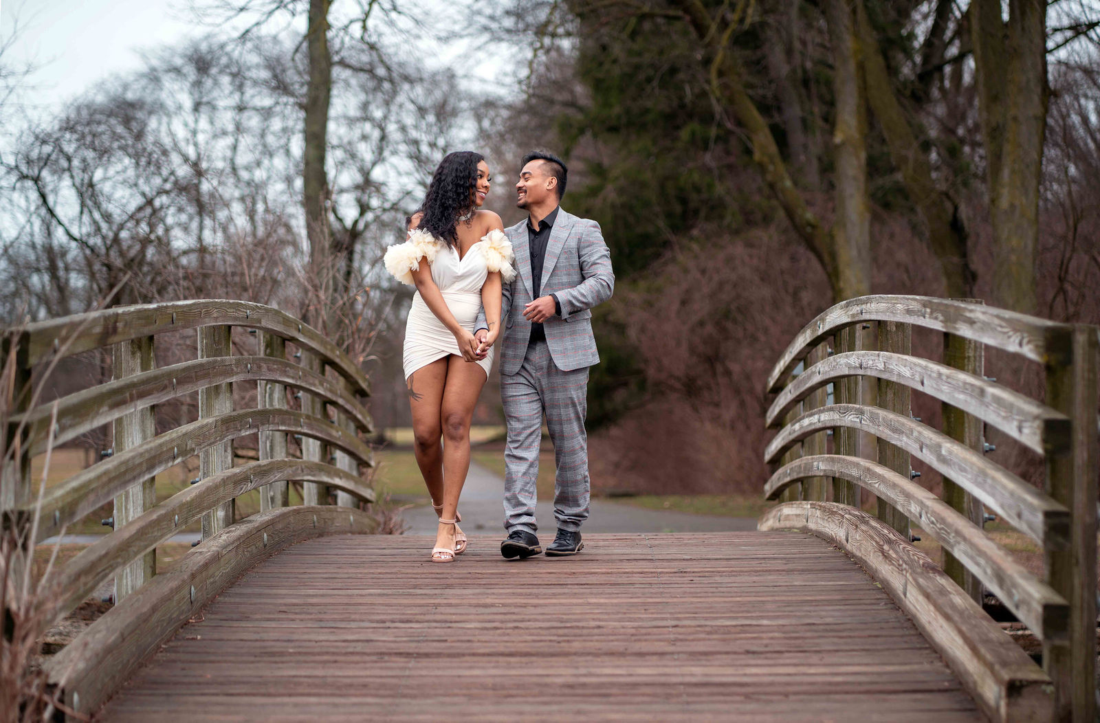 Park of Roses engagement session