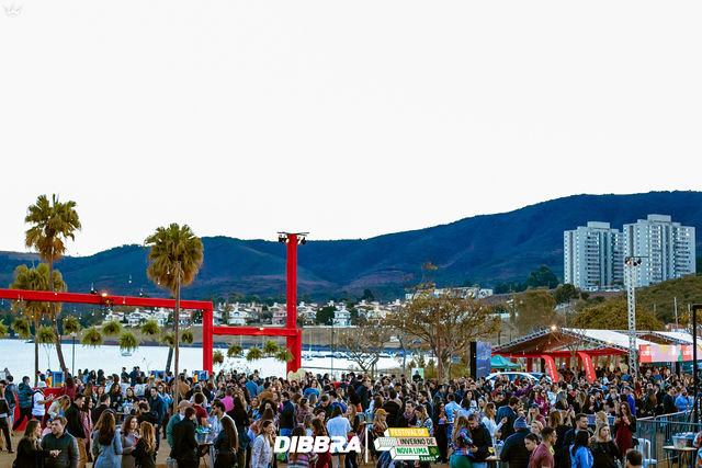 Área do evento em edição anterior do Festival de Inverno de Nova Lima