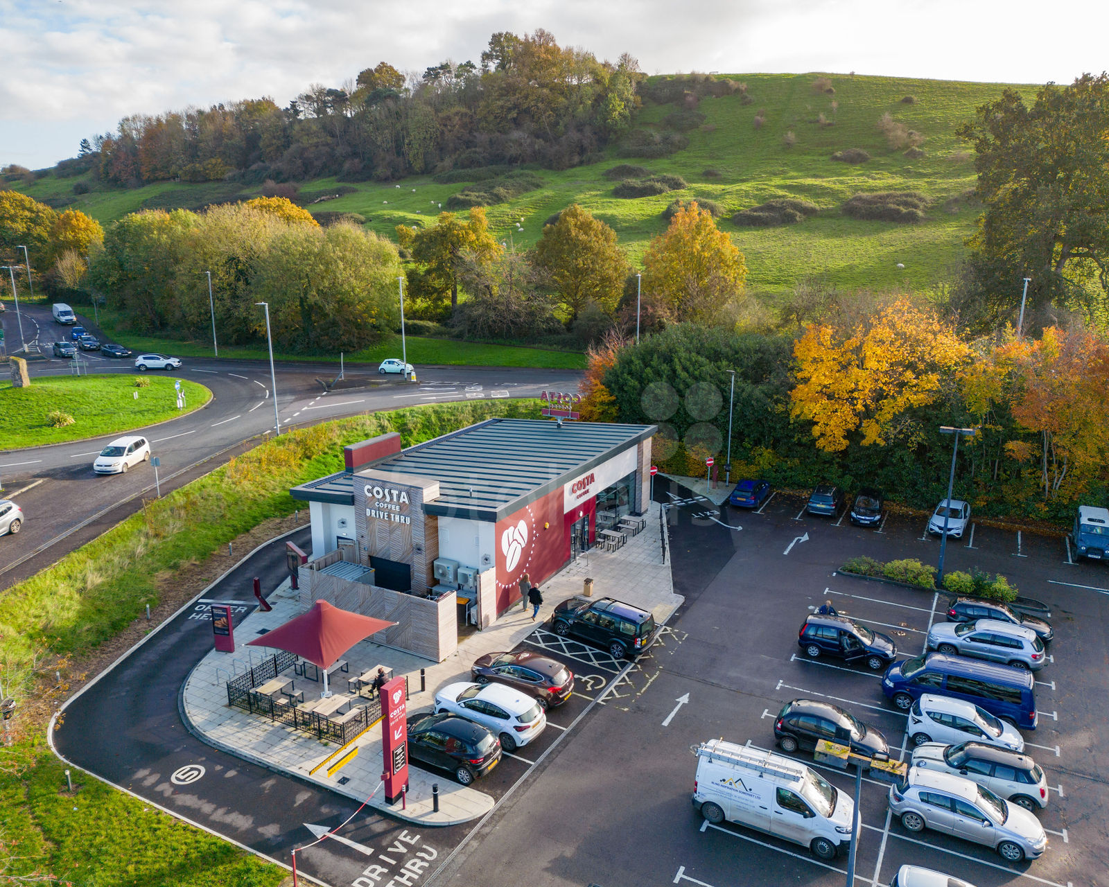 Costa Coffee, Glastonbury BoonBrown Architects by Fotohaus