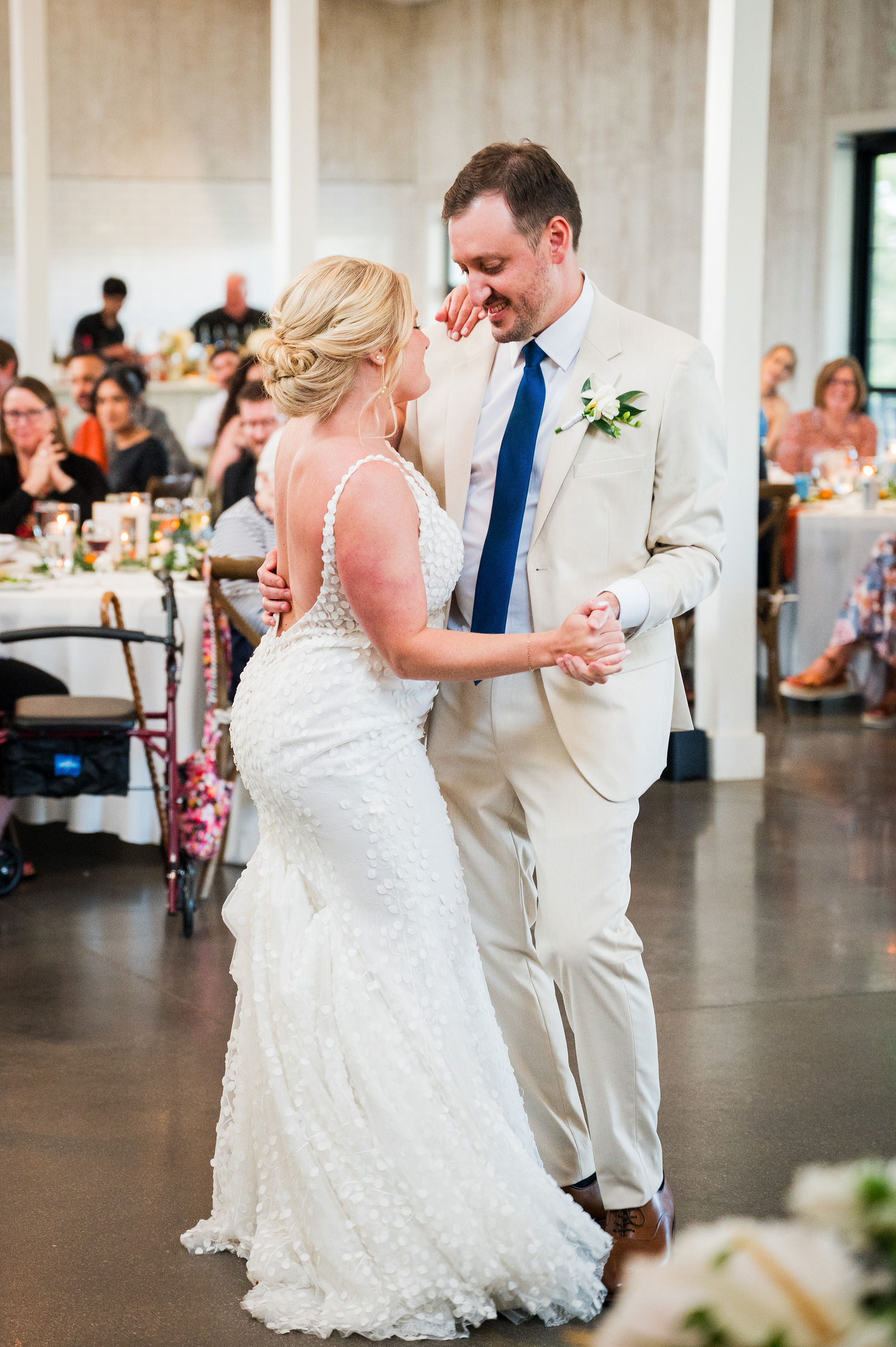 First dance at a Woodlands Colorado wedding reception in Morrison