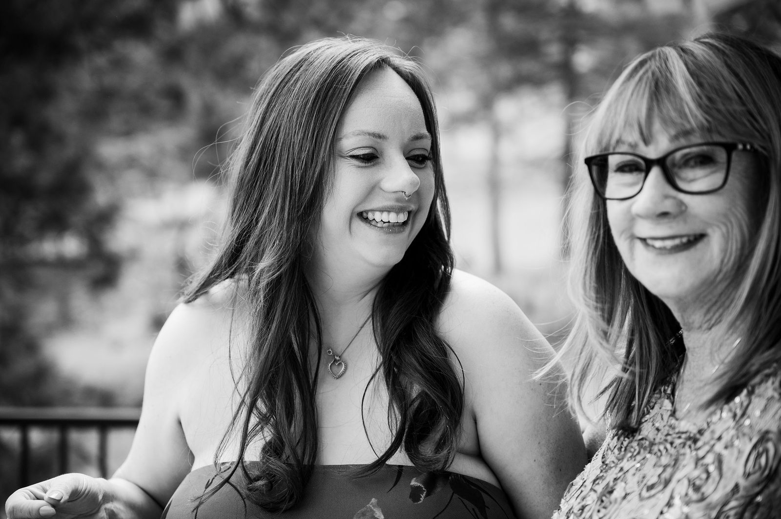 Emotional first look moment at a Morrison Colorado wedding