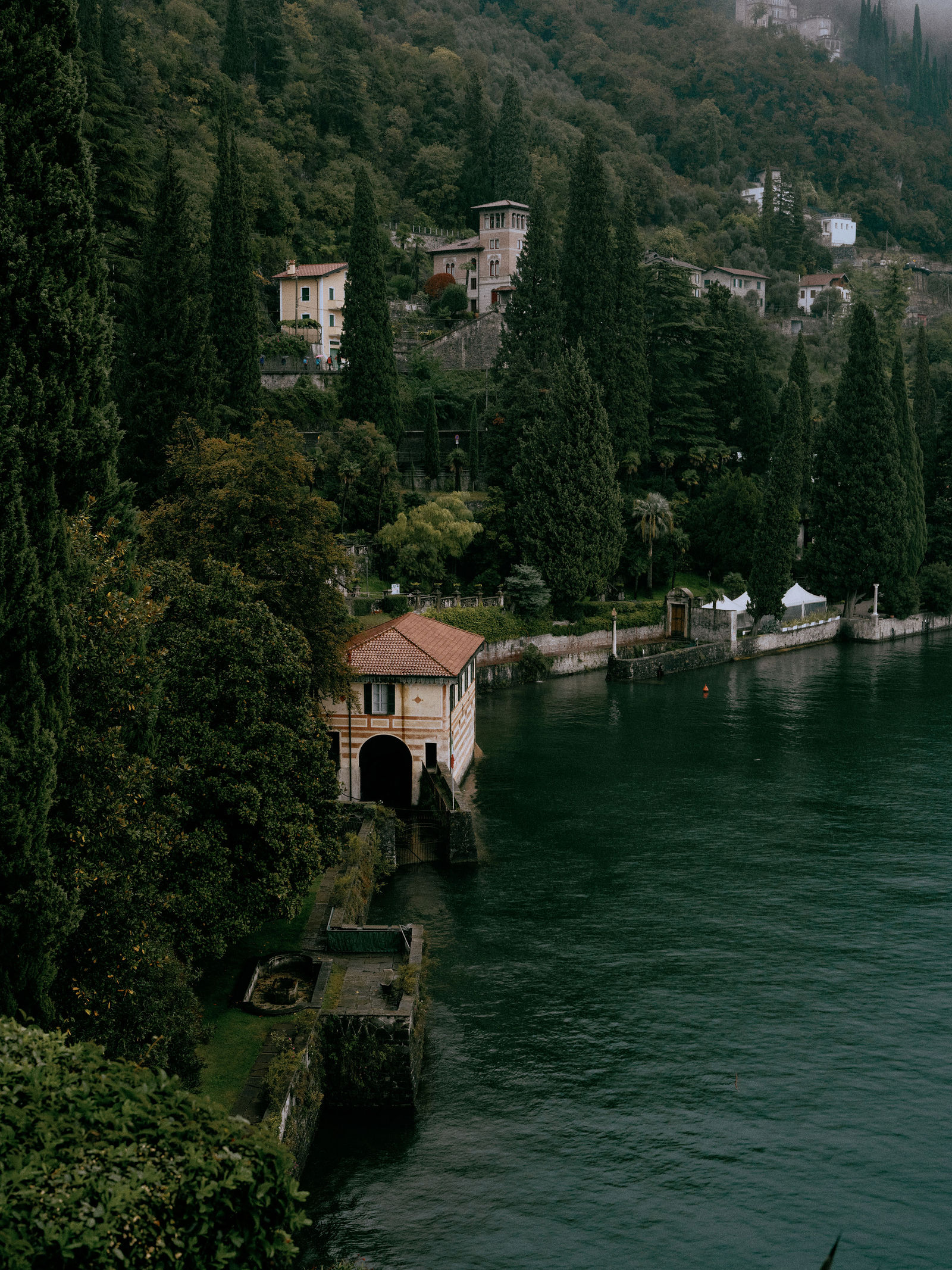 Villa Cipressi aerial