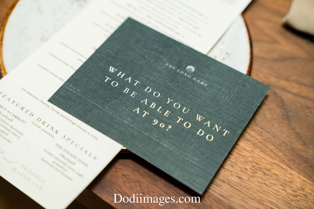 The Long Game: Dinner and Discussion event photography by Dodi Images